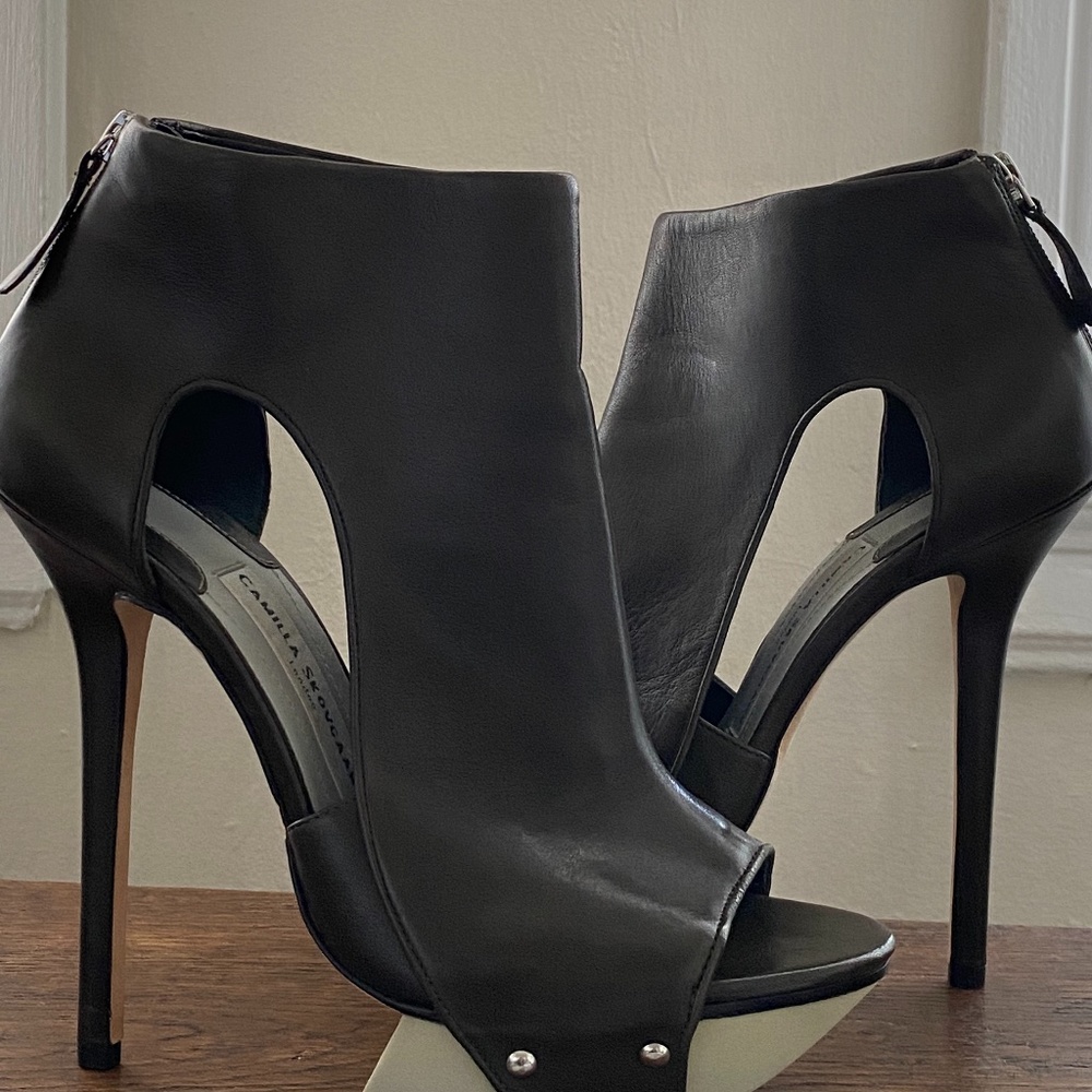Camilla Skovgaard Platform Open Toe Bootie Size 41